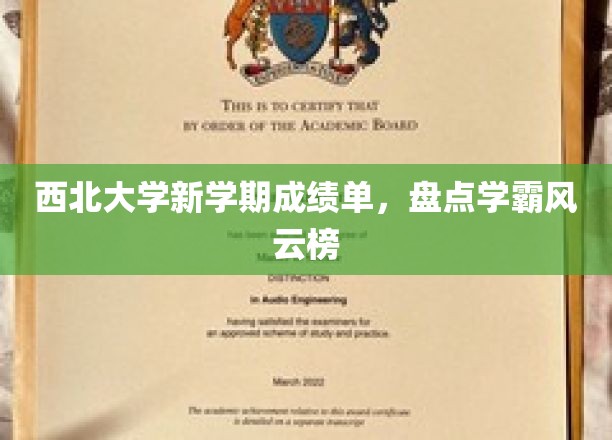西北大学新学期成绩单，盘点学霸风云榜