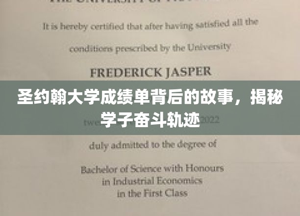 解码圣约翰学子足迹，揭开成绩单背后的奋斗篇章