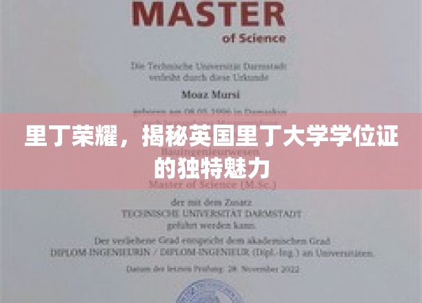 里丁荣耀，揭秘英国里丁大学学位证的独特魅力