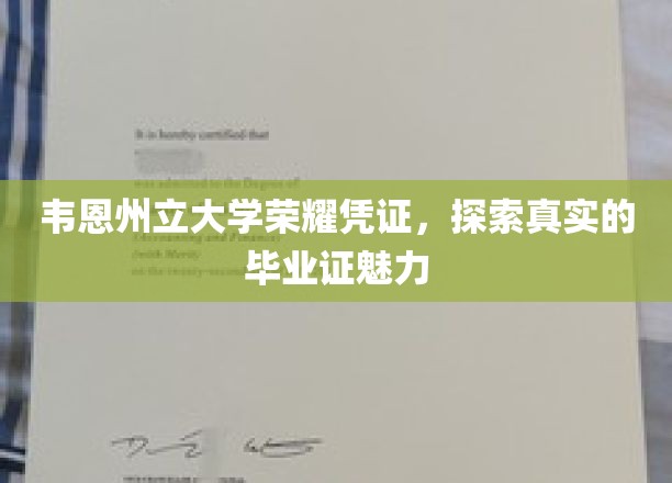 韦恩州立大学毕业证背后的荣耀之光，一探究竟