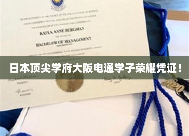 日本顶尖学府大阪电气通信大学学子荣耀凭证！