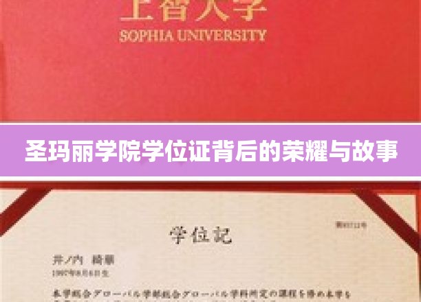 圣玛丽学院学位证，揭开荣耀背后的传奇篇章