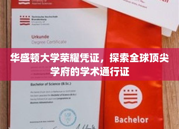 解码华盛顿大学，全球精英教育的金钥匙