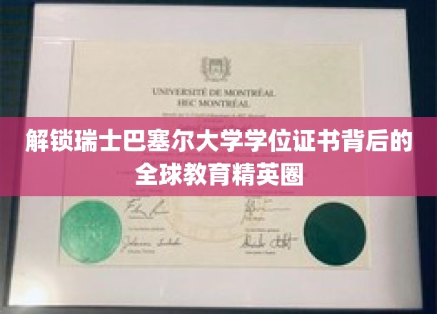 巴塞尔大学学位证书揭秘，全球精英教育网络全览