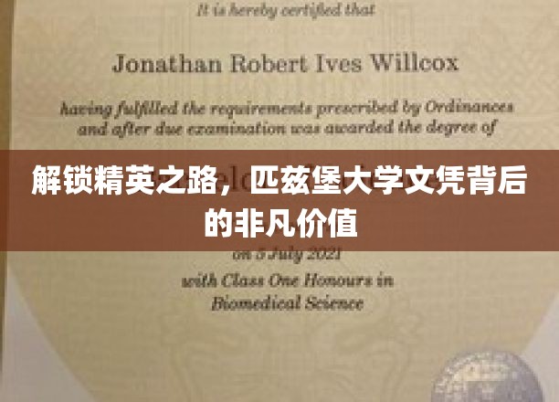 匹兹堡大学文凭，开启非凡精英生涯的秘密钥匙