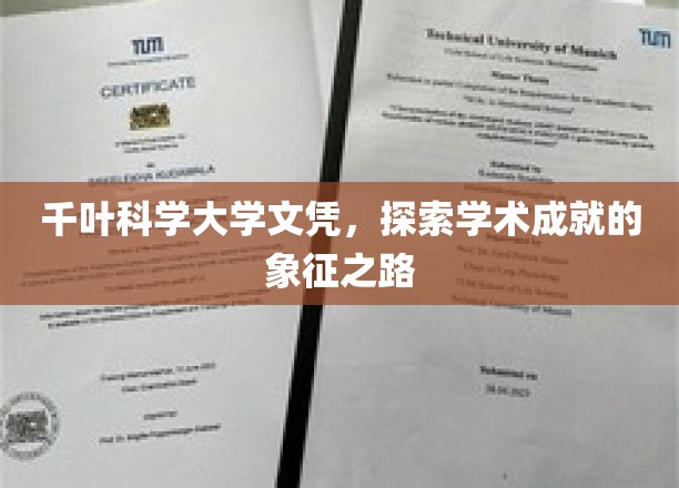 千叶科学大学文凭，解锁学术巅峰的荣耀之路