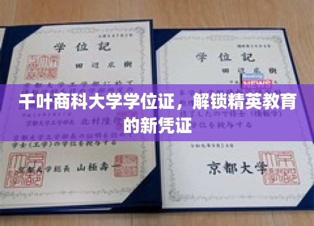 千叶商科大学学位证，开启精英教育之门的新钥匙