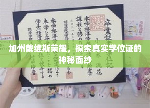 加州戴维斯荣耀，探索真实学位证的神秘面纱