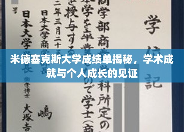 米德塞克斯大学成绩单背后的成长轨迹，一纸成绩单，见证学术与个人双重飞跃
