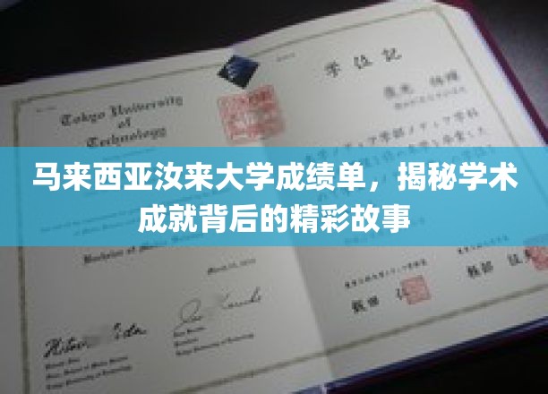 马来西亚汝来大学学霸档案，探索成绩背后的璀璨人生轨迹