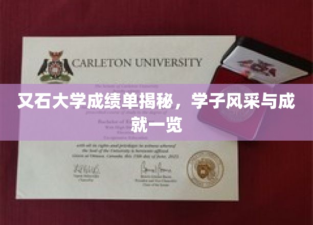石大英才录，一窥学子辉煌成就与风采瞬间