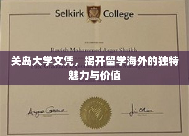 海外留学新视界，关岛大学文凭背后的独特价值探索