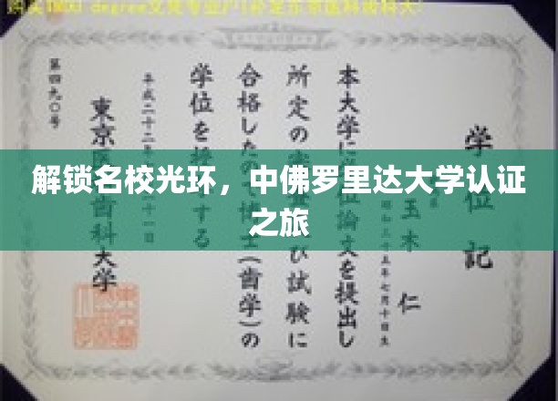 探秘中佛罗里达大学，揭秘名校认证背后的精彩历程