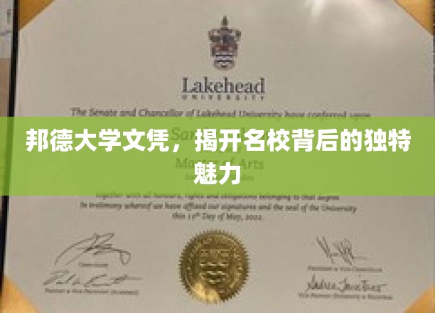邦德大学文凭，揭开名校背后的独特魅力
