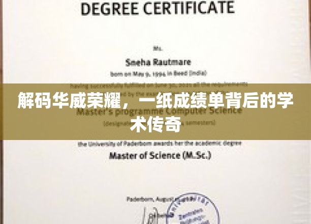 解码华威荣耀，一纸成绩单背后的学术传奇