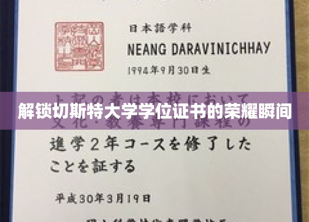 学位荣耀瞬间，揭秘切斯特大学学位典礼的璀璨时刻
