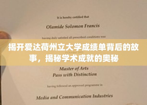 解码爱达荷州立大学成绩单，探寻学术成就的奥秘