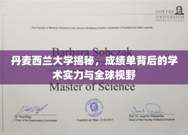 探寻丹麦西兰大学，揭秘成绩单背后的卓越学术实力与全球视野