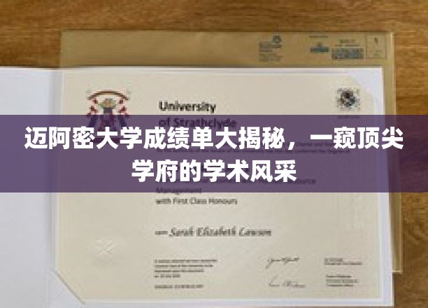 迈阿密大学成绩单曝光，探秘世界顶尖学府的学术魅力