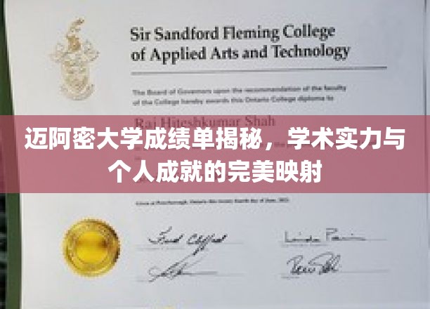迈阿密大学成绩单背后，揭秘学术成就与个人辉煌的交织图景