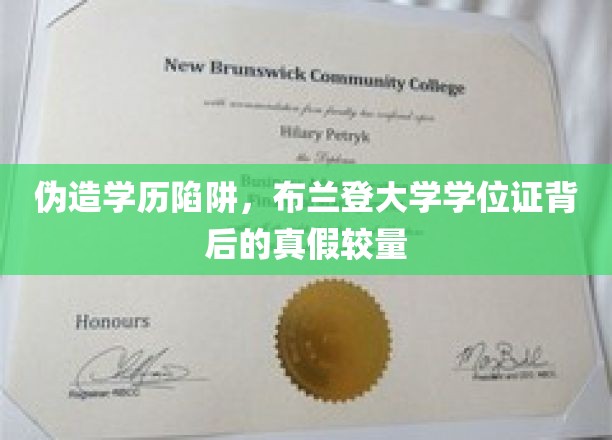 学历认证疑云，布兰登大学学位证真伪大揭秘！