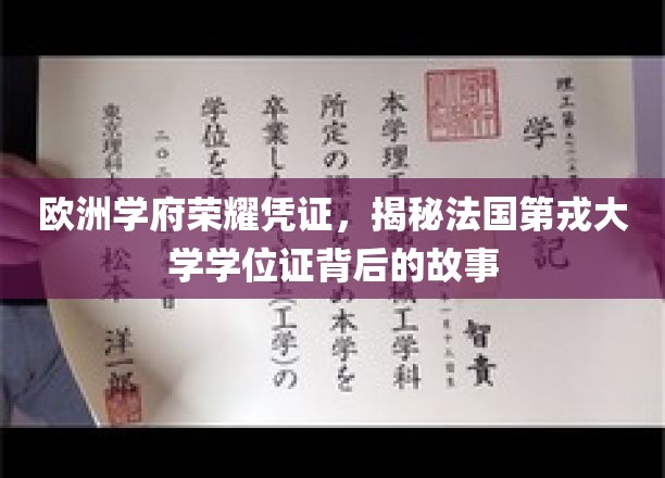 探寻法国第戎大学学位证，欧洲精英教育的璀璨见证