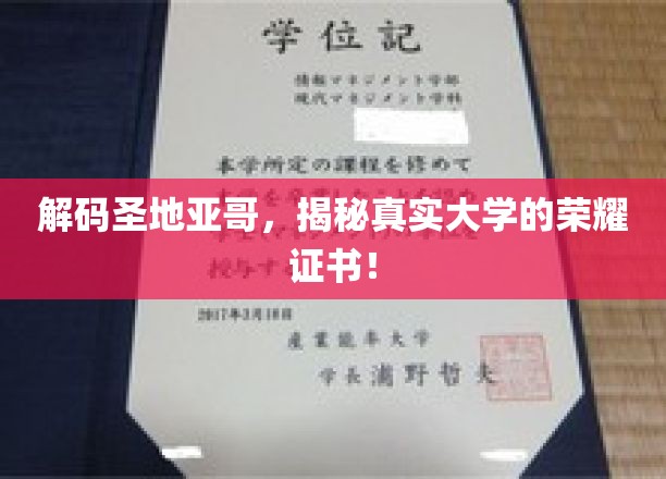 探索圣地亚哥学府，一探究竟的荣耀证书之谜