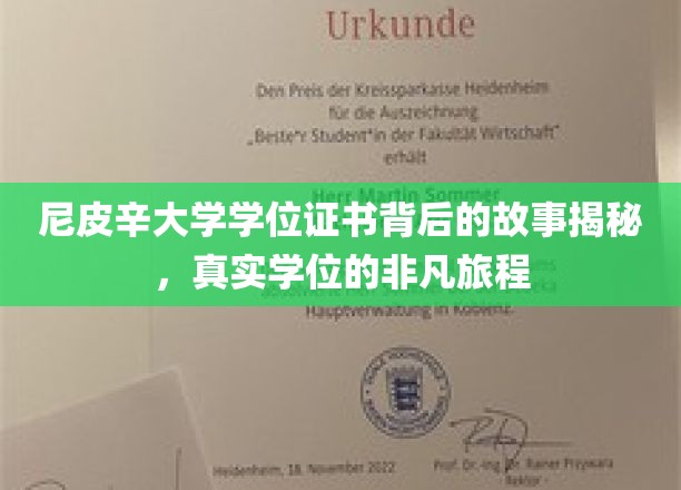 尼皮辛大学学位证书背后的故事揭秘：真实学位的非凡之旅