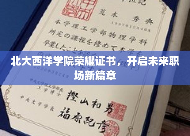 北大西洋学院荣耀通行证，领航职场未来之门