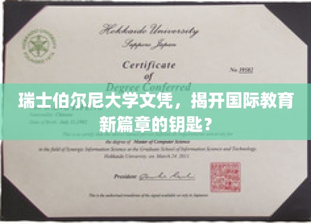 探索瑞士伯尔尼大学文凭，开启全球教育新纪元的金钥匙？