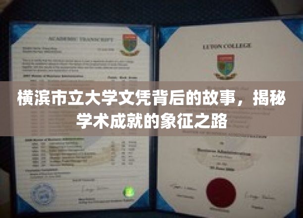 探寻横滨市立大学文凭背后的传奇，成就象征之路大揭秘