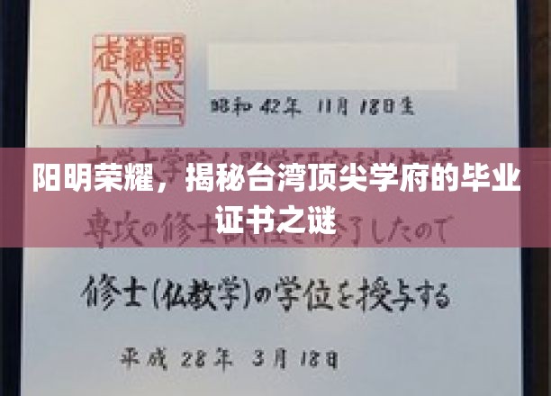 阳明荣耀，揭秘台湾顶尖学府的毕业证书之谜
