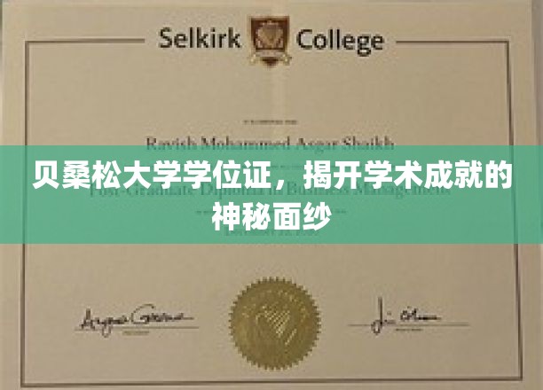 解码贝桑松大学学位证，揭秘学术精英的荣耀之路