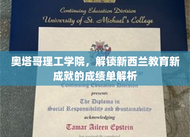 新西兰教育新高度，奥塔哥理工学院成就单背后的惊喜解析