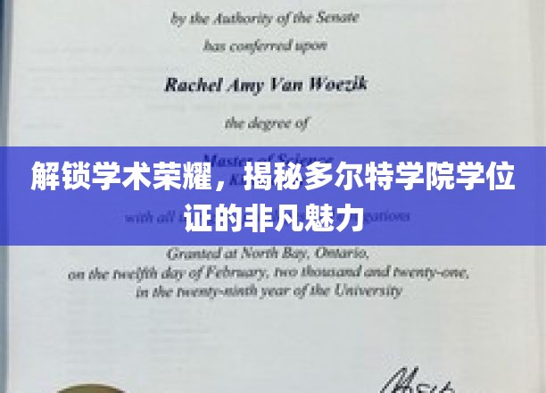 解锁学术荣耀，一探多尔特学院学位证的非凡魅力
