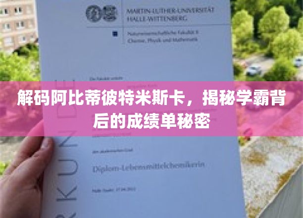 学霸背后的神秘学力，阿比蒂彼特米斯卡成绩单大揭秘