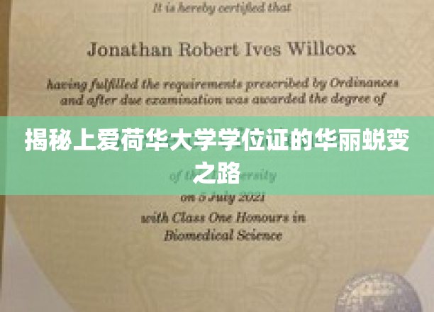 从平凡到卓越，揭秘爱荷华大学学位证的华丽蜕变之旅