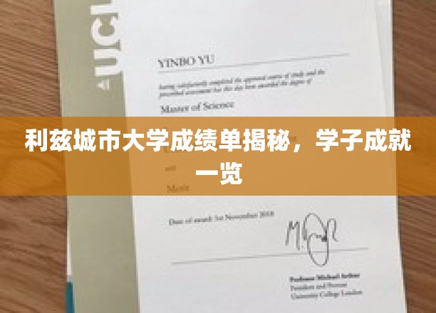 揭开利兹城市大学学子风采，成绩单背后的辉煌成就
