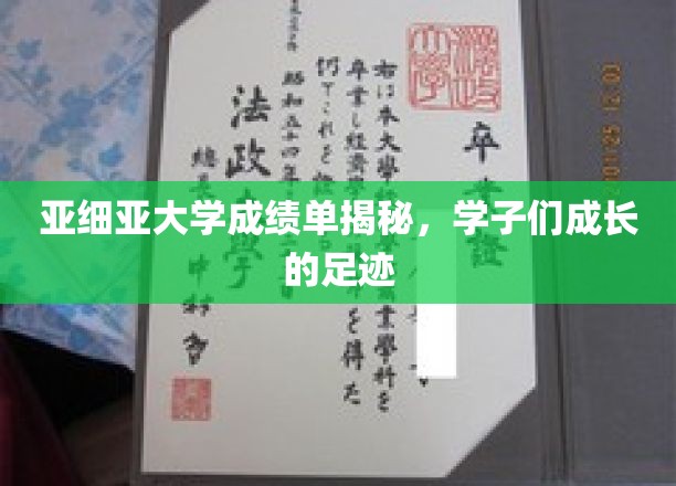 探寻亚细亚学子足迹，揭秘成长轨迹中的成绩单奥秘