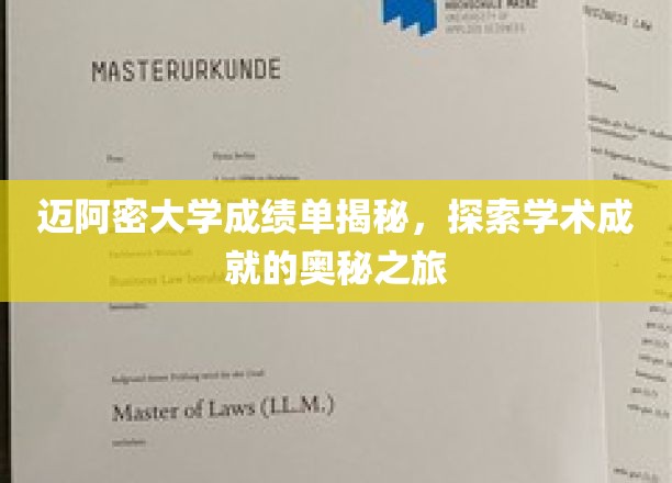 迈阿密大学成绩单揭秘，探索学术成就的奥秘之旅