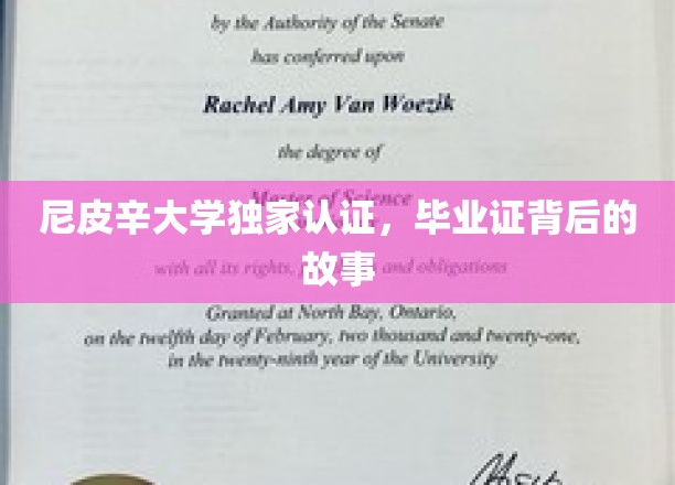 尼皮辛大学独家认证，毕业证背后的故事