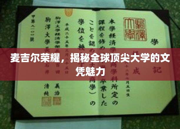 麦吉尔荣耀，一窥全球顶尖大学的文凭魅力