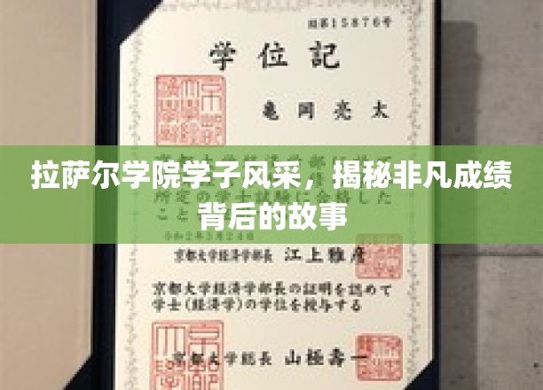拉萨尔学院学子风采，揭秘非凡成绩背后的故事
