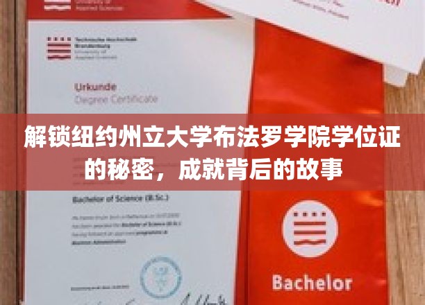 探寻纽约州立大学布法罗学院学位证背后的辉煌传奇