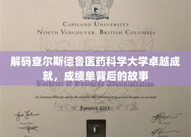 揭开查尔斯德鲁医药科学大学辉煌成就的面纱，揭秘成绩单背后的传奇故事