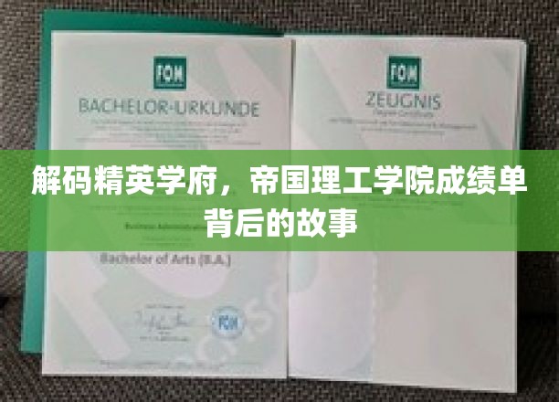 揭开帝国理工学院卓越成绩单的神秘面纱