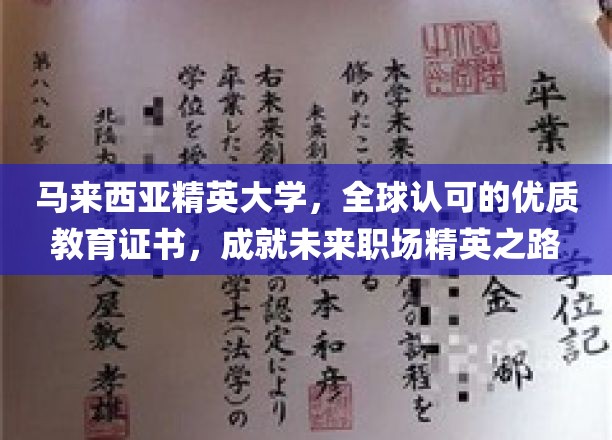 迈向全球职场巅峰，马来西亚精英大学铸就精英学子未来之路