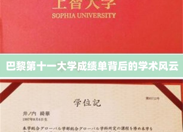 解码巴黎第十一大学，成绩单揭示的学术秘境