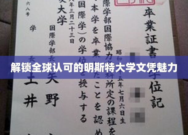 跨国教育新篇章，明斯特大学文凭的国际影响力揭秘