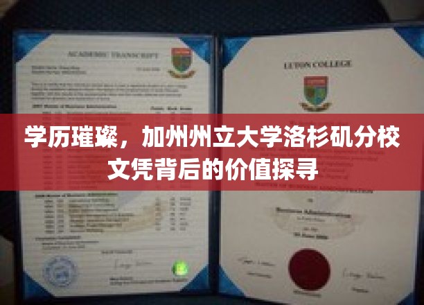 加州梦工厂，LA State的文凭如何照亮你的职业道路？